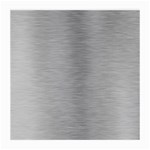 Aluminum Textures, Horizontal Metal Texture, Gray Metal Plate Medium Glasses Cloth (2 Sides) Front