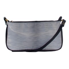 Aluminum Textures, Horizontal Metal Texture, Gray Metal Plate Shoulder Clutch Bag by nateshop