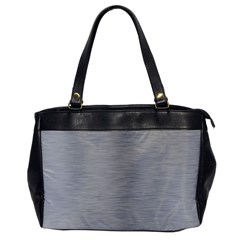 Aluminum Textures, Horizontal Metal Texture, Gray Metal Plate Oversize Office Handbag by nateshop