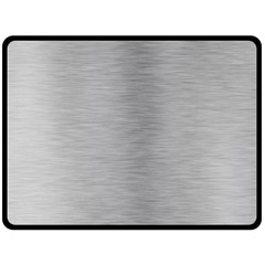 Aluminum Textures, Horizontal Metal Texture, Gray Metal Plate Fleece Blanket (large) by nateshop