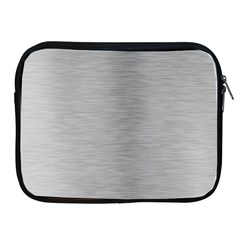 Aluminum Textures, Horizontal Metal Texture, Gray Metal Plate Apple Ipad 2/3/4 Zipper Cases by nateshop