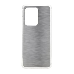 Aluminum Textures, Horizontal Metal Texture, Gray Metal Plate Samsung Galaxy S20 Ultra 6 9 Inch Tpu Uv Case by nateshop