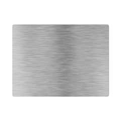 Aluminum Textures, Horizontal Metal Texture, Gray Metal Plate Premium Plush Fleece Blanket (mini) by nateshop