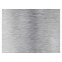 Aluminum Textures, Horizontal Metal Texture, Gray Metal Plate Premium Plush Fleece Blanket (extra Small) by nateshop