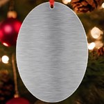 Aluminum Textures, Horizontal Metal Texture, Gray Metal Plate UV Print Acrylic Ornament Oval Front