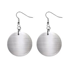 Aluminum Textures, Polished Metal Plate Mini Button Earrings by nateshop