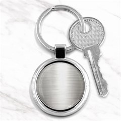 Aluminum Textures, Polished Metal Plate Key Chain (round) by nateshop