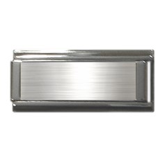 Aluminum Textures, Polished Metal Plate Superlink Italian Charm (9mm) by nateshop