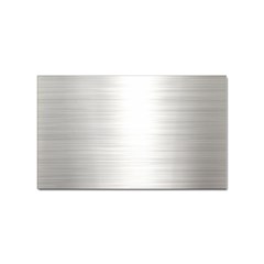 Aluminum Textures, Polished Metal Plate Sticker (rectangular) by nateshop