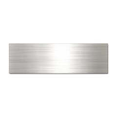 Aluminum Textures, Polished Metal Plate Sticker (bumper) by nateshop