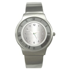 Aluminum Textures, Polished Metal Plate Stainless Steel Watch by nateshop