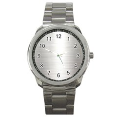 Aluminum Textures, Polished Metal Plate Sport Metal Watch by nateshop