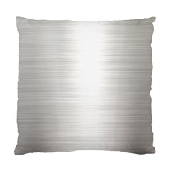 Aluminum Textures, Polished Metal Plate Standard Cushion Case (one Side) by nateshop