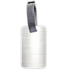 Aluminum Textures, Polished Metal Plate Luggage Tag (two Sides)