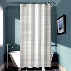 Aluminum Textures, Polished Metal Plate Shower Curtain 36  X 72  (stall)  by nateshop