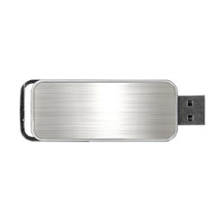 Aluminum Textures, Polished Metal Plate Portable Usb Flash (two Sides) by nateshop