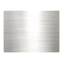 Aluminum Textures, Polished Metal Plate Two Sides Premium Plush Fleece Blanket (mini) by nateshop