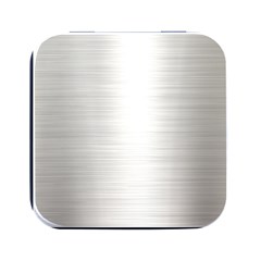 Aluminum Textures, Polished Metal Plate Square Metal Box (black) by nateshop