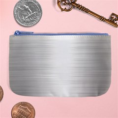 Aluminum Textures, Polished Metal Plate Large Coin Purse by nateshop