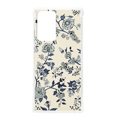 Blue Vintage Background, Blue Roses Patterns Samsung Galaxy Note 20 Ultra Tpu Uv Case by nateshop