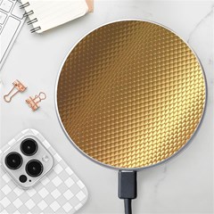 Gold, Golden Background ,aesthetic Wireless Fast Charger(white) by nateshop