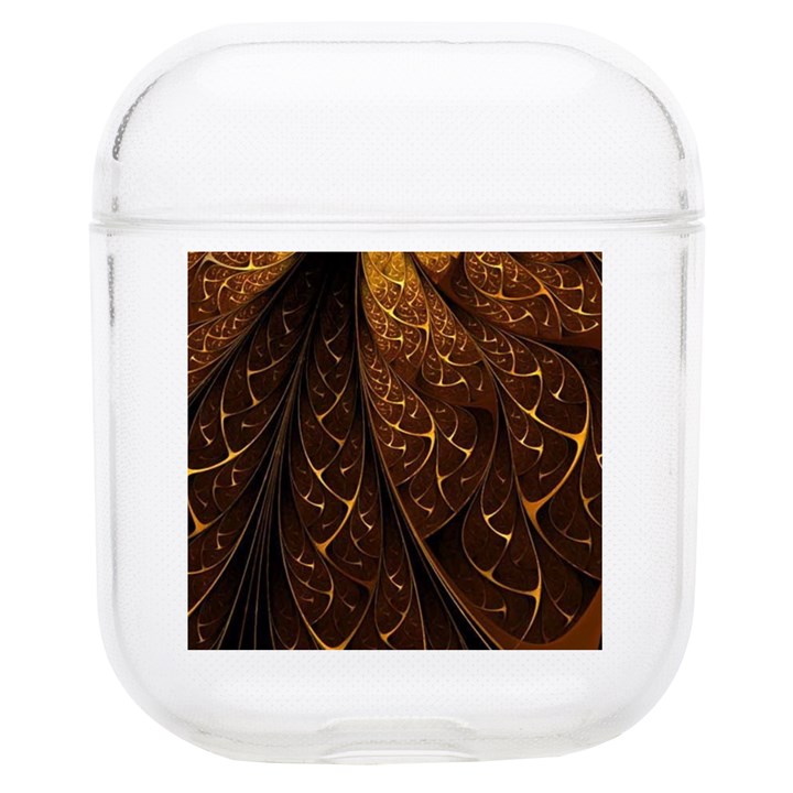 Gold, Golden Background Soft TPU AirPods 1/2 Case