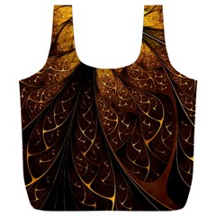 Gold, Golden Background Full Print Recycle Bag (xxl) by nateshop