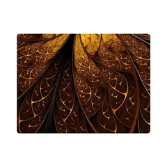 Gold, Golden Background Premium Plush Fleece Blanket (mini) by nateshop