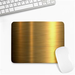 Golden Textures Polished Metal Plate, Metal Textures Small Mousepad by nateshop