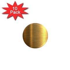 Golden Textures Polished Metal Plate, Metal Textures 1  Mini Magnet (10 Pack)  by nateshop