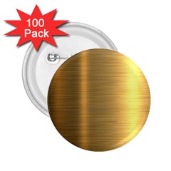 Golden Textures Polished Metal Plate, Metal Textures 2 25  Buttons (100 Pack)  by nateshop