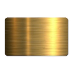 Golden Textures Polished Metal Plate, Metal Textures Magnet (rectangular)