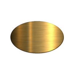 Golden Textures Polished Metal Plate, Metal Textures Sticker Oval (10 Pack) by nateshop