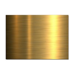 Golden Textures Polished Metal Plate, Metal Textures Sticker A4 (100 Pack) by nateshop