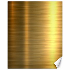 Golden Textures Polished Metal Plate, Metal Textures Canvas 11  X 14  by nateshop