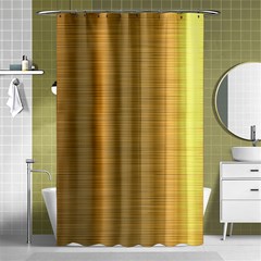 Golden Textures Polished Metal Plate, Metal Textures Shower Curtain 48  X 72  (small)  by nateshop