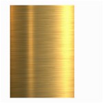 Golden Textures Polished Metal Plate, Metal Textures Small Garden Flag (Two Sides) Back