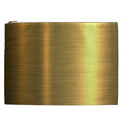 Golden Textures Polished Metal Plate, Metal Textures Cosmetic Bag (xxl) by nateshop