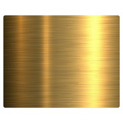 Golden Textures Polished Metal Plate, Metal Textures Two Sides Premium Plush Fleece Blanket (medium) by nateshop