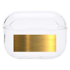 Golden Textures Polished Metal Plate, Metal Textures Hard Pc Airpods Pro Case by nateshop