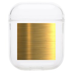 Golden Textures Polished Metal Plate, Metal Textures Soft Tpu Airpods 1/2 Case by nateshop