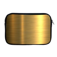 Golden Textures Polished Metal Plate, Metal Textures Apple Macbook Pro 17  Zipper Case by nateshop