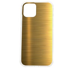 Golden Textures Polished Metal Plate, Metal Textures Iphone 12 Pro Max Tpu Uv Print Case by nateshop