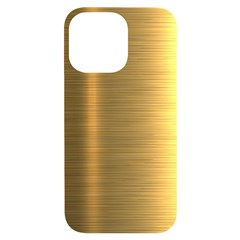 Golden Textures Polished Metal Plate, Metal Textures Iphone 14 Pro Max Black Uv Print Case by nateshop