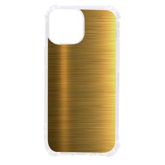 Golden Textures Polished Metal Plate, Metal Textures Iphone 13 Mini Tpu Uv Print Case by nateshop