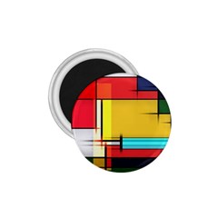 Multicolored Retro Abstraction%2 1 75  Magnets by nateshop