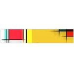 Multicolored Retro Abstraction%2 Large Premium Plush Fleece Scarf  Front