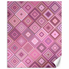 Pink Retro Texture With Rhombus, Retro Backgrounds Canvas 16  X 20 