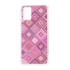 Pink Retro Texture With Rhombus, Retro Backgrounds Samsung Galaxy S20plus 6 7 Inch Tpu Uv Case by nateshop