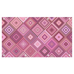 Pink Retro Texture With Rhombus, Retro Backgrounds Banner And Sign 7  X 4  by nateshop